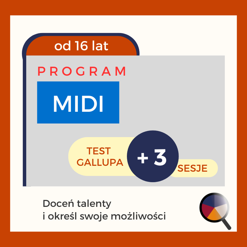 [MIDI] = test Gallupa + przełożenie potencjału na kierunek edukacyjno-zawodowy