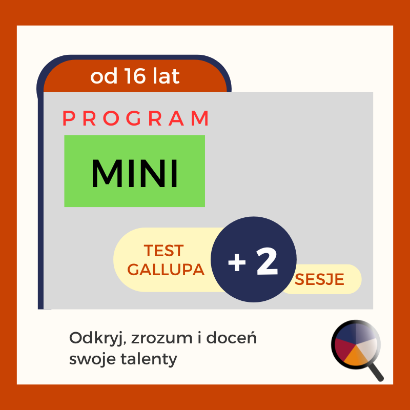 [MINI] = test Gallupa + świadomość własnego potencjału i lepsze decyzje