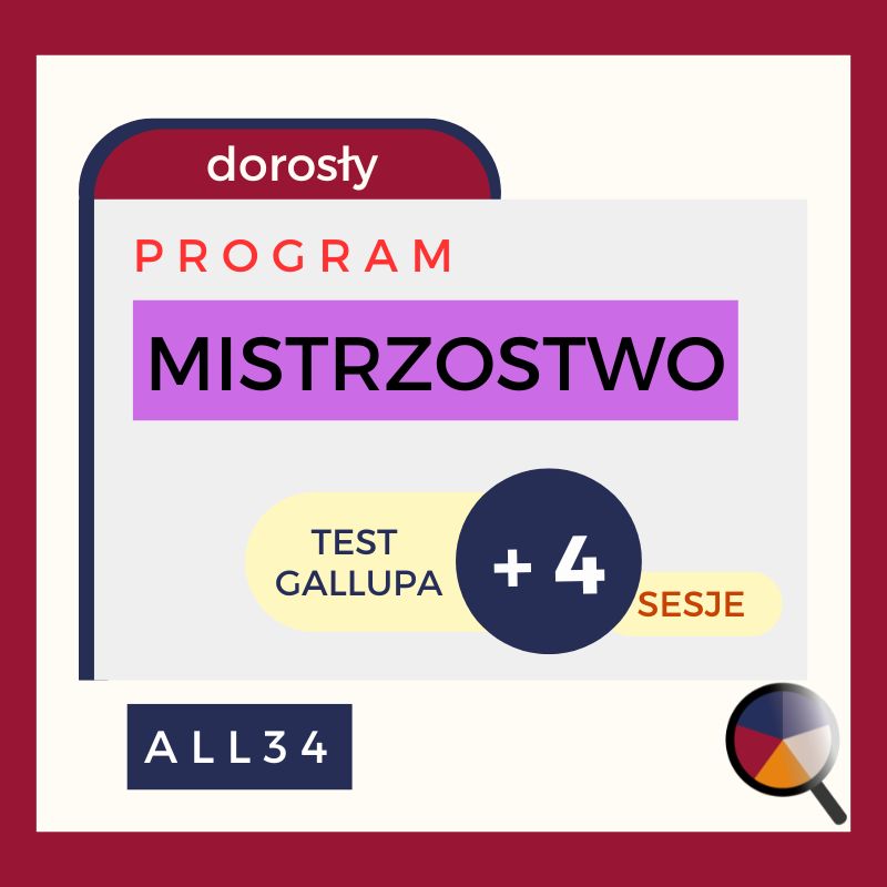 [MISTRZOSTWO] = test Gallupa + kompleksowa praca z potencjałem